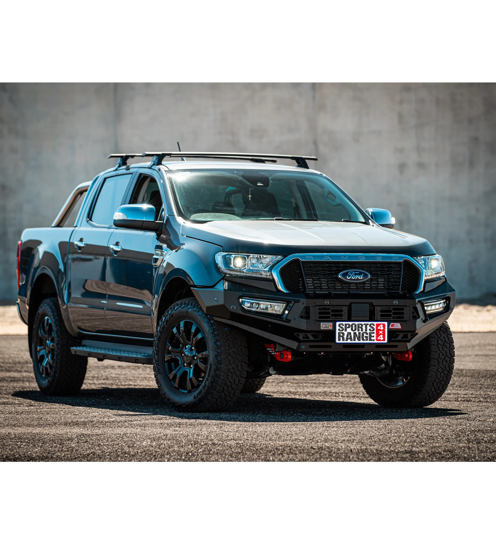 Ranger/Everest Tech Pack PX 3 2019-2022 (Tech Pack) 909-01 Alloy Pegasus Bull Bar Bumper Replacement Package - SKU MCC-05009-901 - Image 3