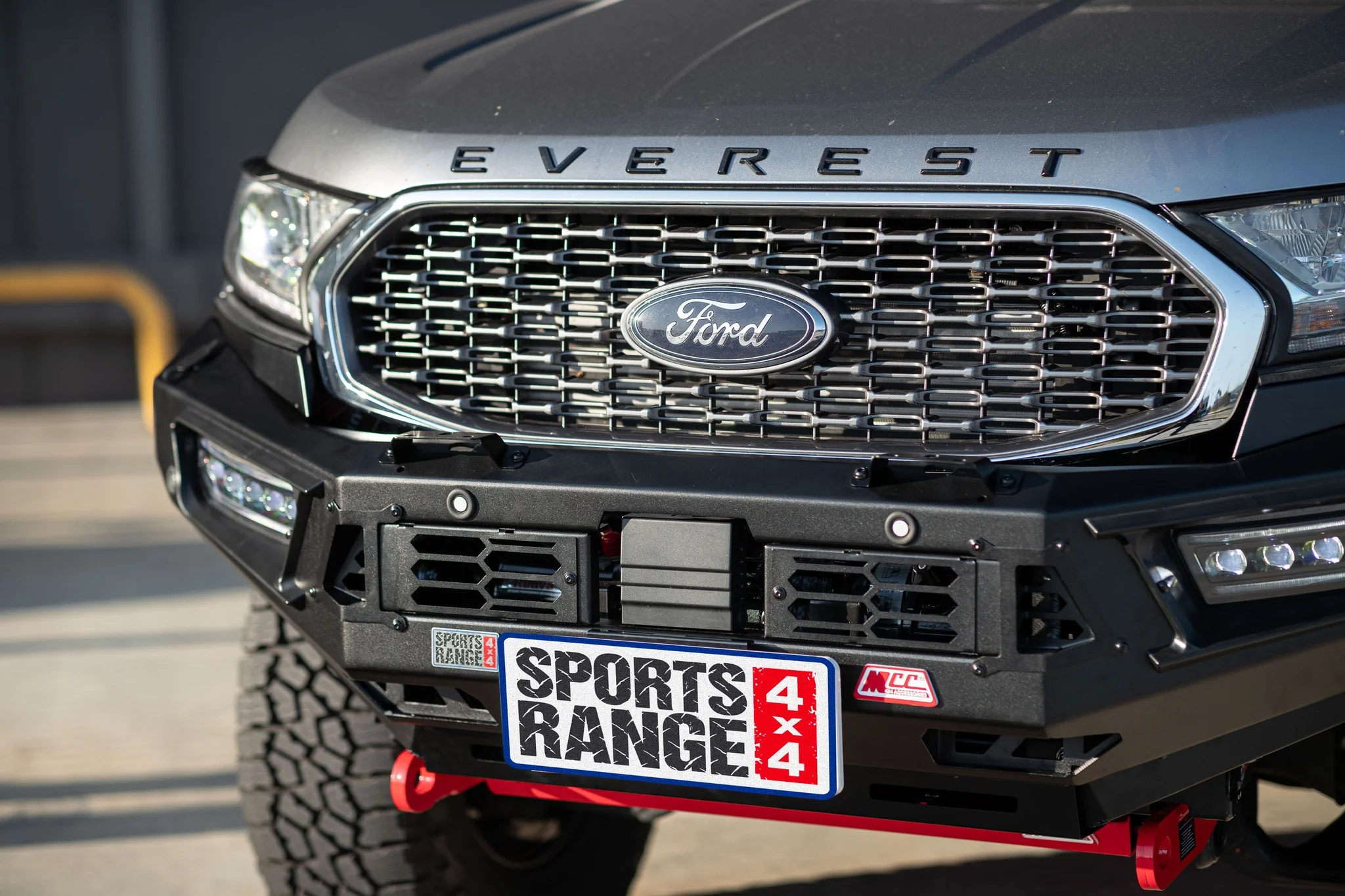 Ranger/Everest Tech Pack PX 3 2019-2022 (Tech Pack) 909-01 Alloy Pegasus Bull Bar Bumper Replacement Package - SKU MCC-05009-901 - Image 4