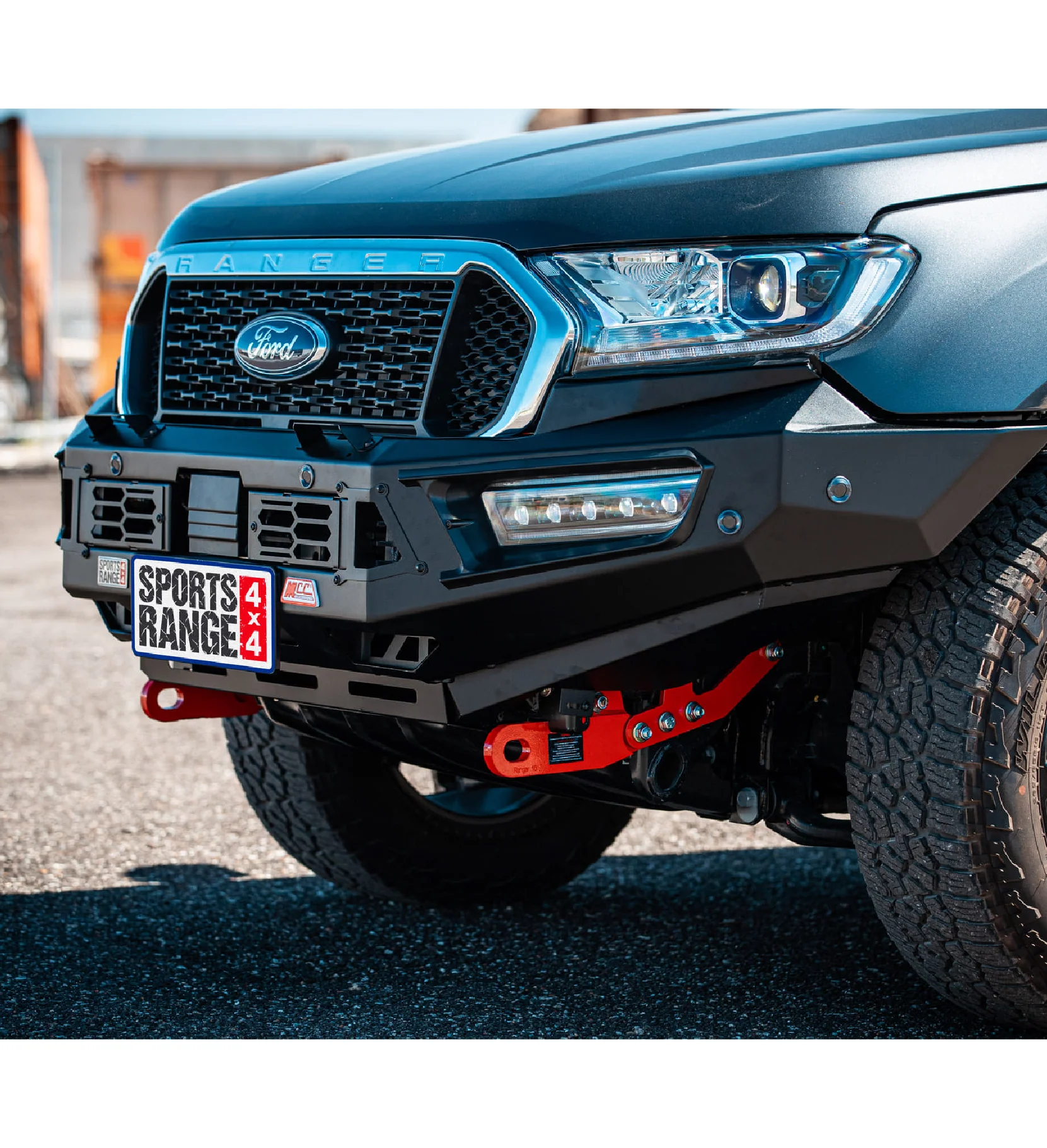 Ranger/Everest Tech Pack PX 3 2019-2022 (Tech Pack) 909-01 Alloy Pegasus Bull Bar Bumper Replacement Package - SKU MCC-05009-901 - Image 7