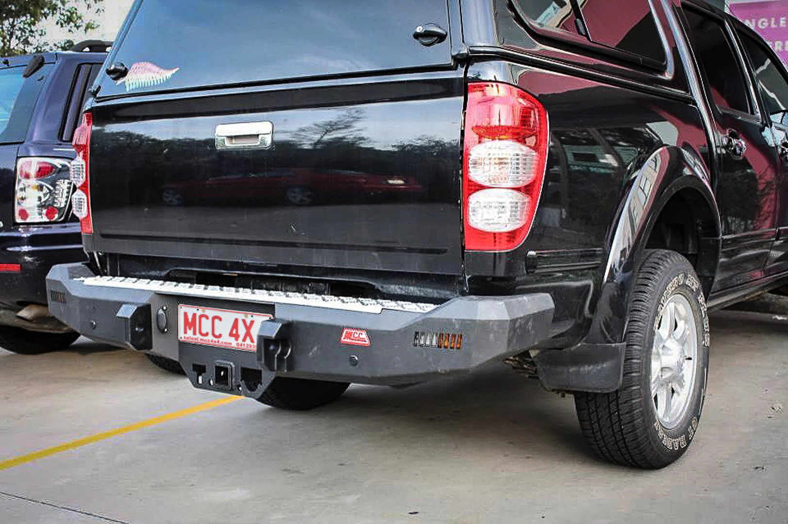 Rodeo RA RA7/ Colorado RC/ GW V200 2003-2011 022-01 Rocker Rear Bar Package - SKU MCC-07001-201 - Image 3