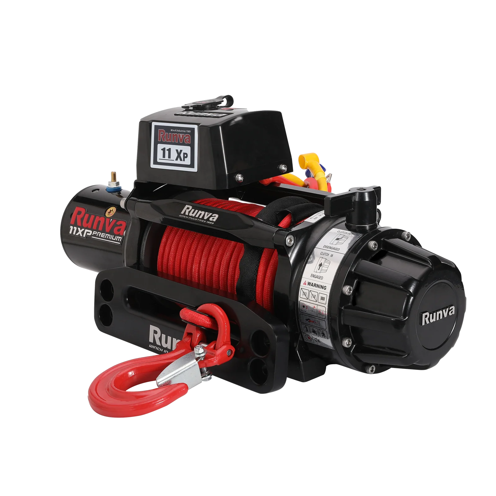 Runva 11 XP Premium 12V RED Limited Edition with Synthetic Rope - Image 3