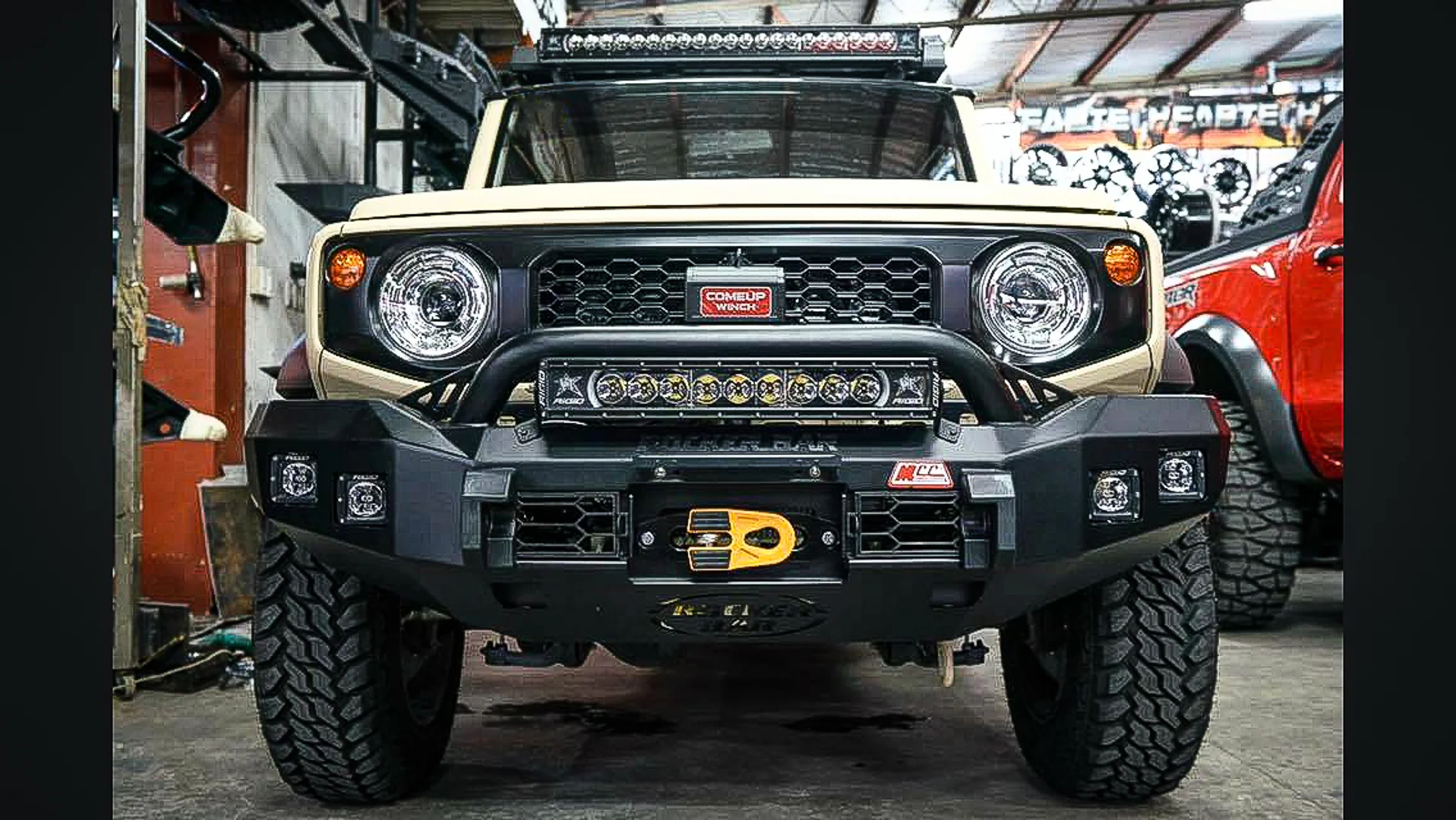 Suzuki Jimny 2019-Present 078-01SQL Rocker Bull Bar Low Loop Package - SKU MCC-15001-7801SQL - Image 5