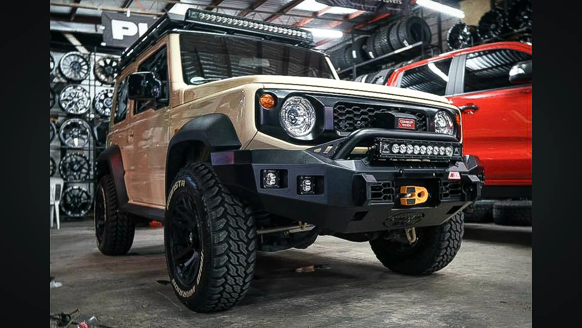 Suzuki Jimny 2019-Present 078-01SQL Rocker Bull Bar Low Loop Package - SKU MCC-15001-7801SQL - Image 6