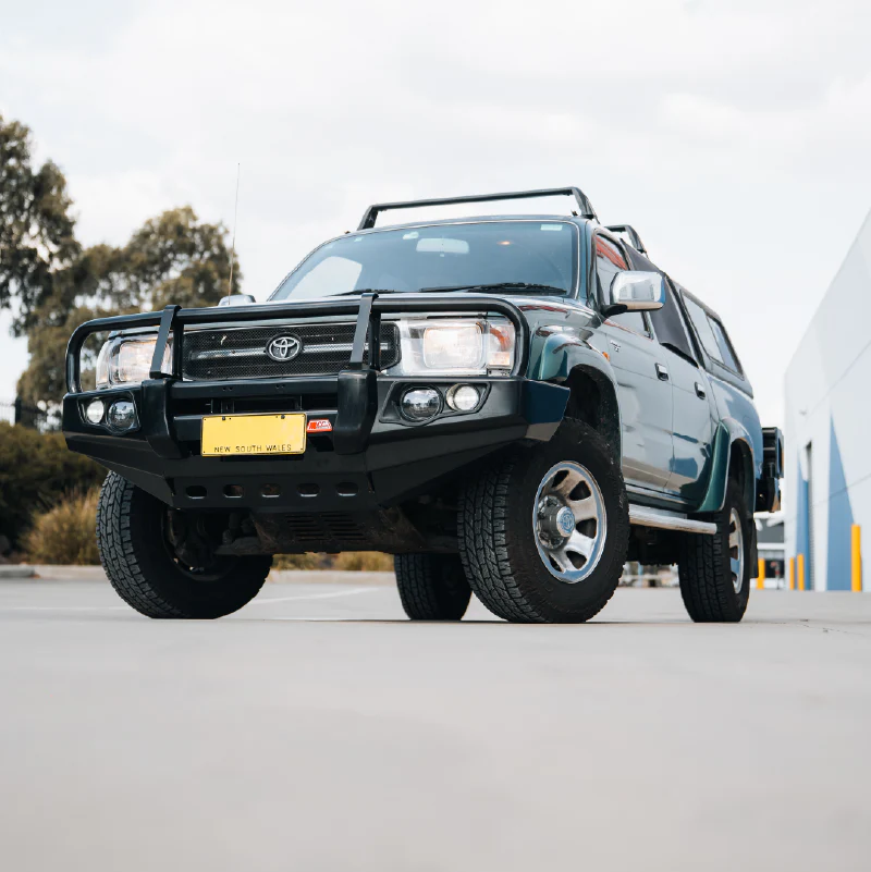 Toyota Hilux 1997-2004 707-02 Falcon Bull Bar Black A-Frame Package (LED Foglight) - SKU MCC-01001-702FOGUP - Image 6