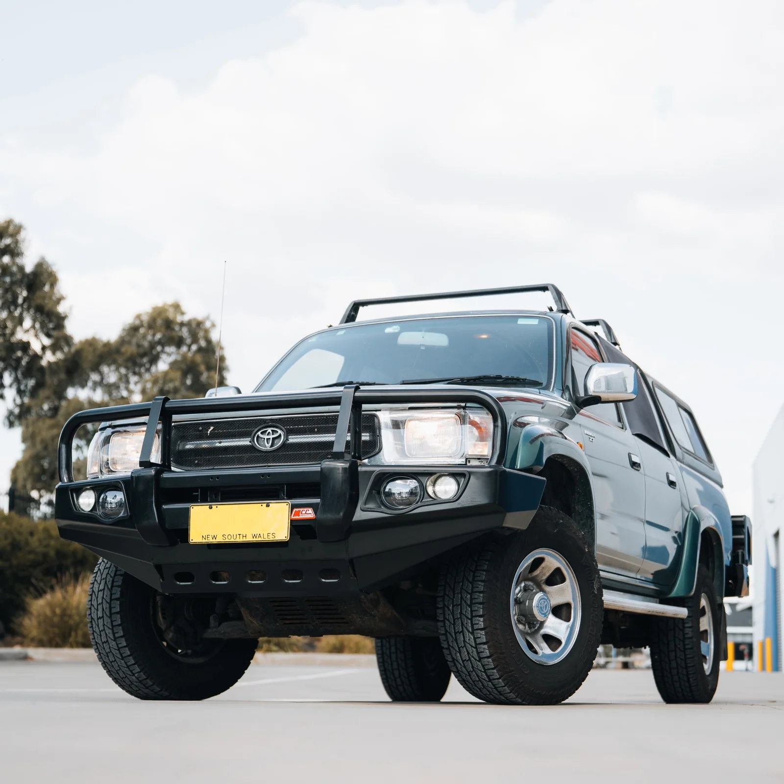 Toyota Hilux 1997-2004 707-02 Falcon Bull Bar Black A-Frame Package (No Foglight) - SKU MCC-01001-702UP - Image 4