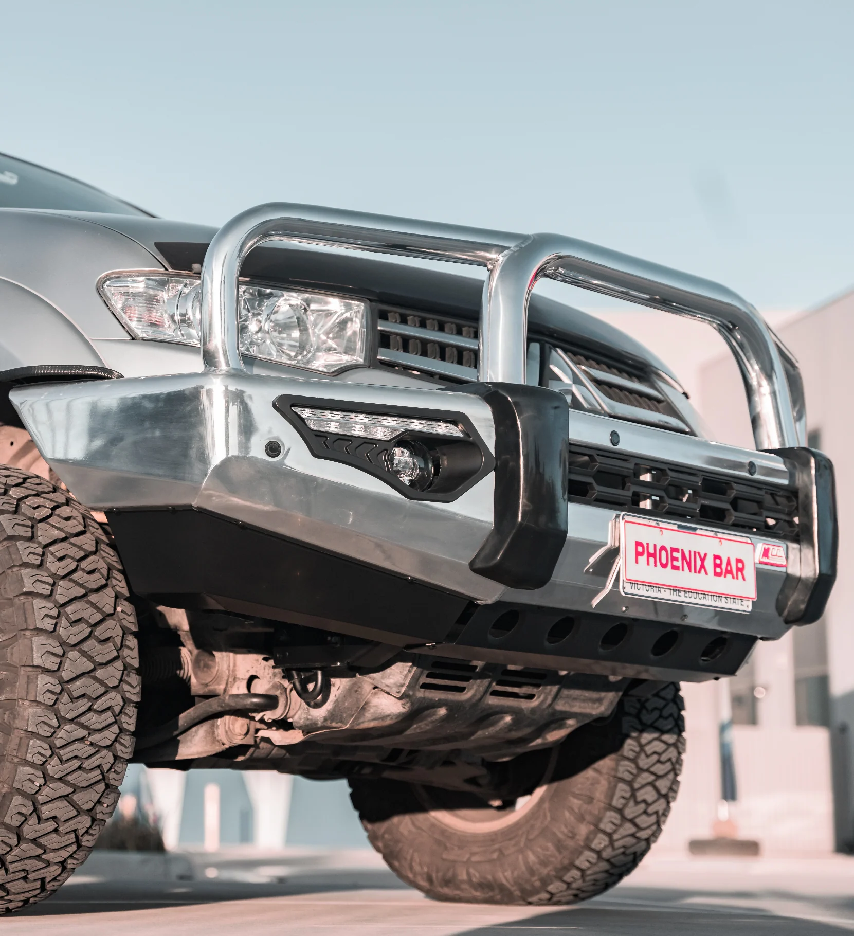 Triton/Challenger 2006-2015 06-15 808-01A Alloy Phoenix Bull Bar Triple Loops Package - SKU MCC-02002-801AW - Image 5