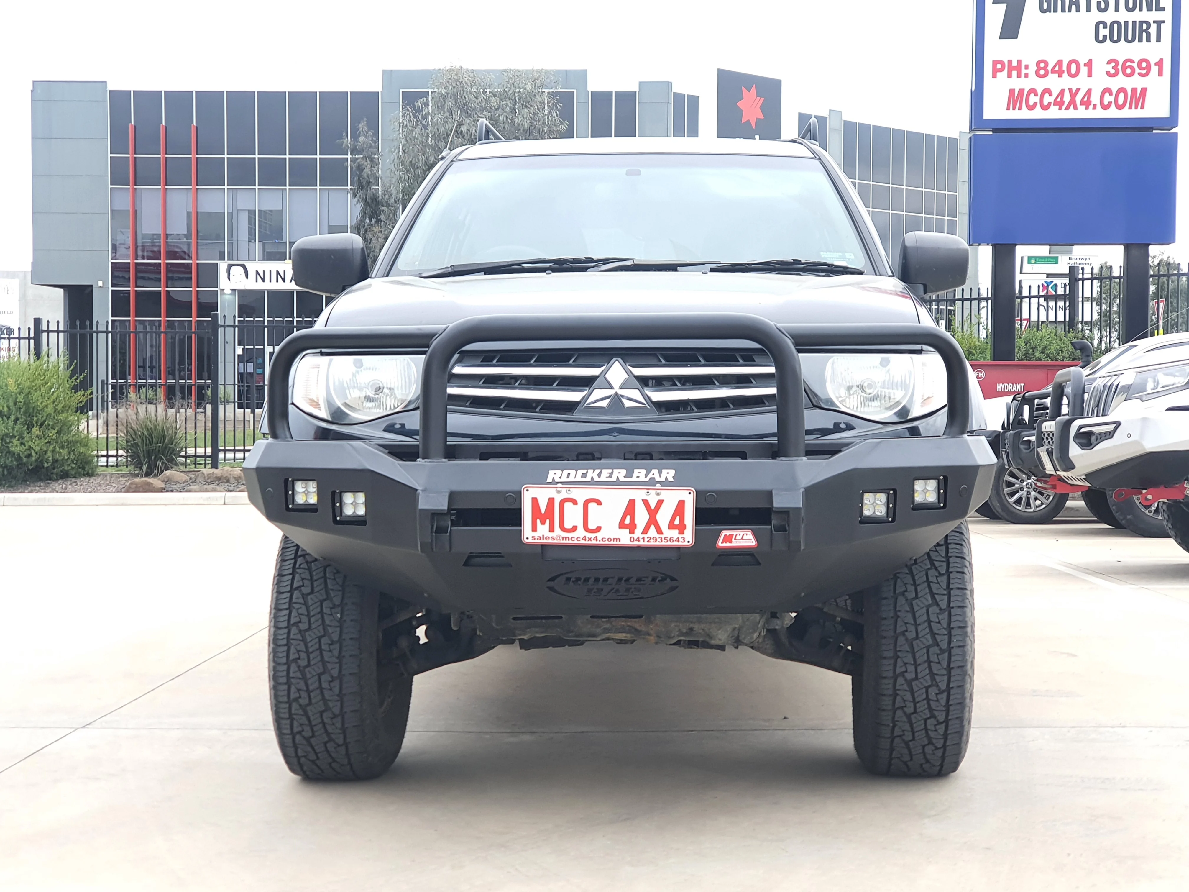 Triton/Challenger 2006-2015 078-02SQ Rocker Bull Bar Triple Loops Package - SKU MCC-02002-7802SQ - Image 3