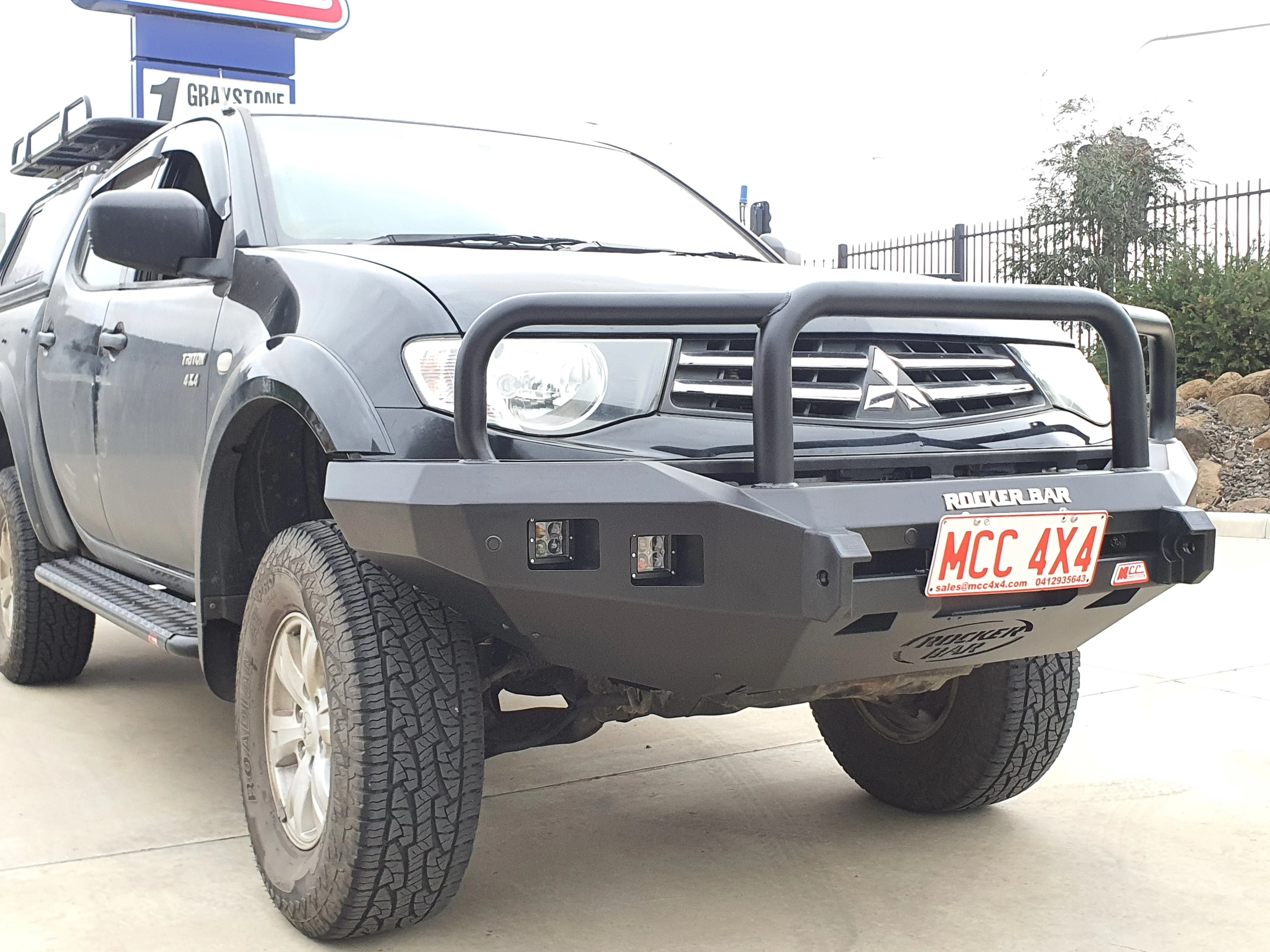 Triton/Challenger 2006-2015 078-02SQ Rocker Bull Bar Triple Loops Package - SKU MCC-02002-7802SQ - Image 5