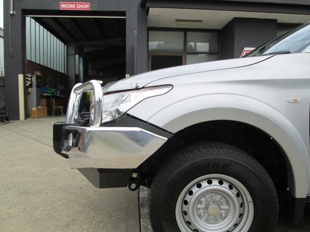Triton MQ 2015-2019 707-01A Alloy Falcon Bull Bar Triple Loops Package (LED Foglight) - SKU MCC-02008-701AW - Image 2