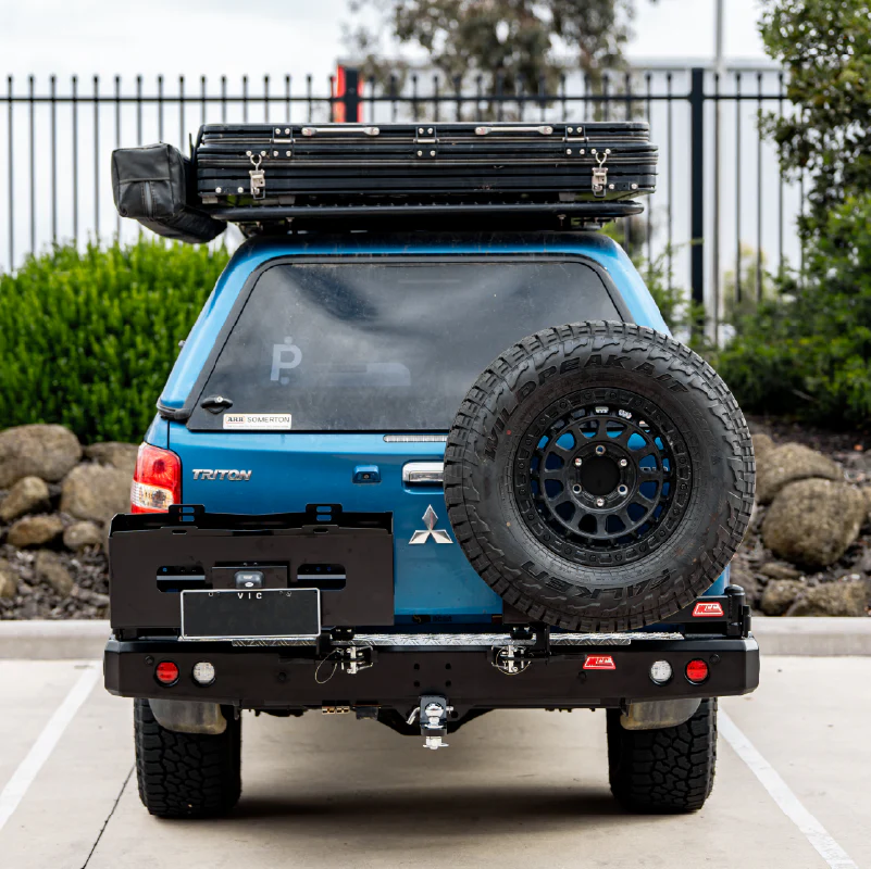 Triton MQ 2015-2019 022-02 Rear Wheel Carrier Double Jerry Can Holder Package - SKU MCC-02008-202PK3 - Image 3
