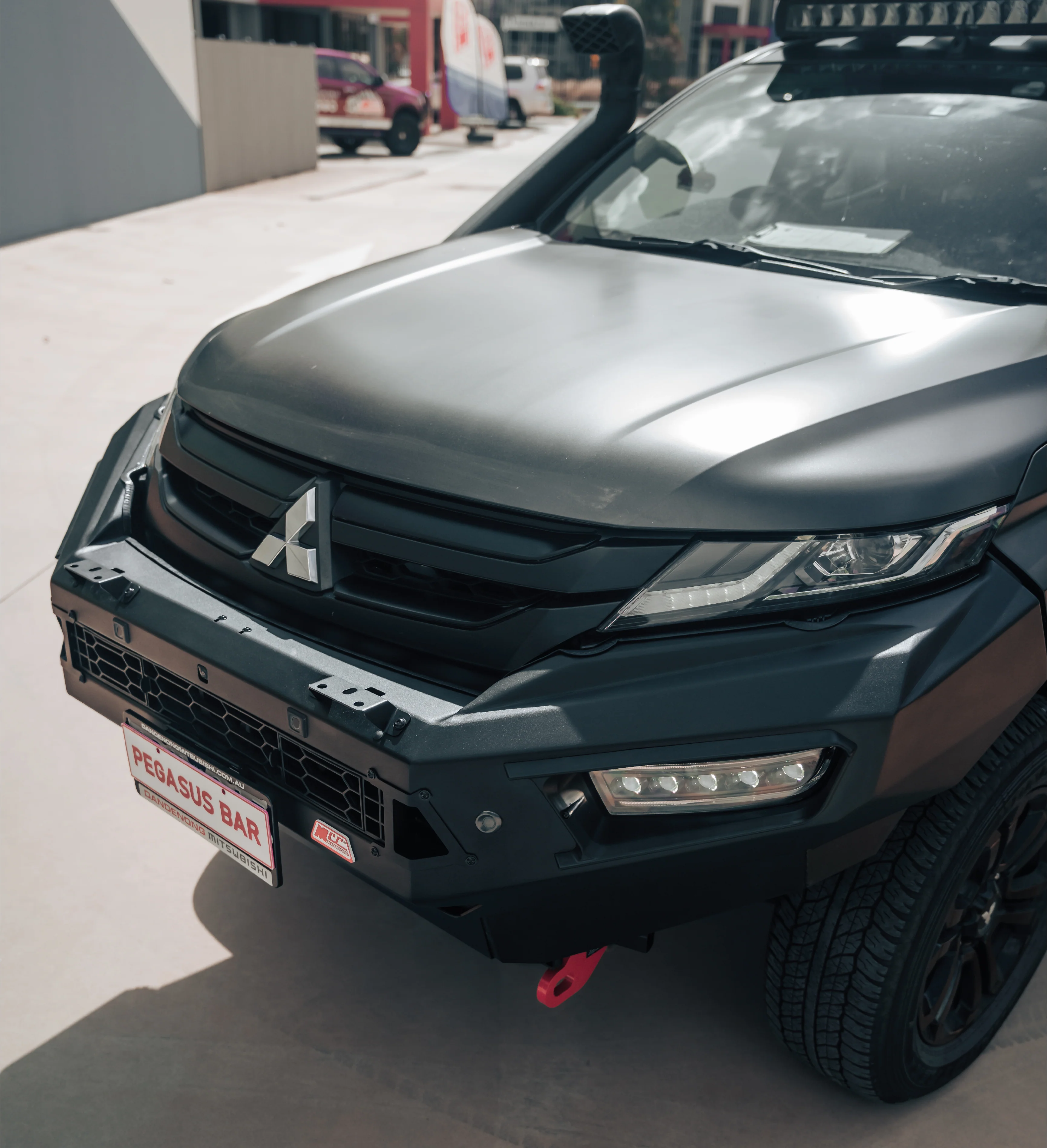 Triton MR 2019-Present 909-01 Alloy Pegasus Bull Bar Bumper Replacement Package - SKU MCC-02011-901 - Image 11