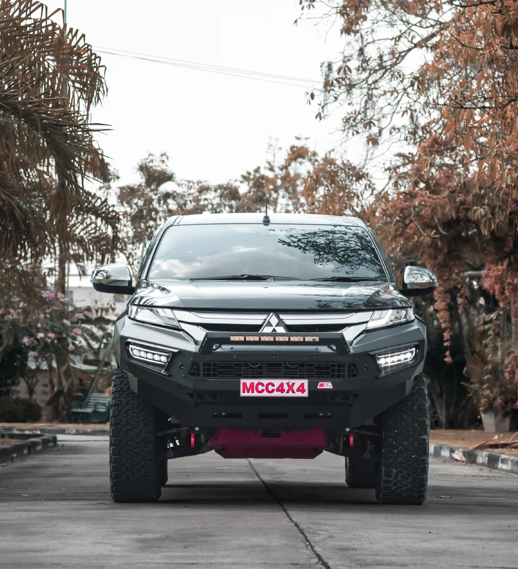 Triton MR 2019-Present 909-01 Alloy Pegasus Bull Bar Bumper Replacement Package - SKU MCC-02011-901 - Image 6