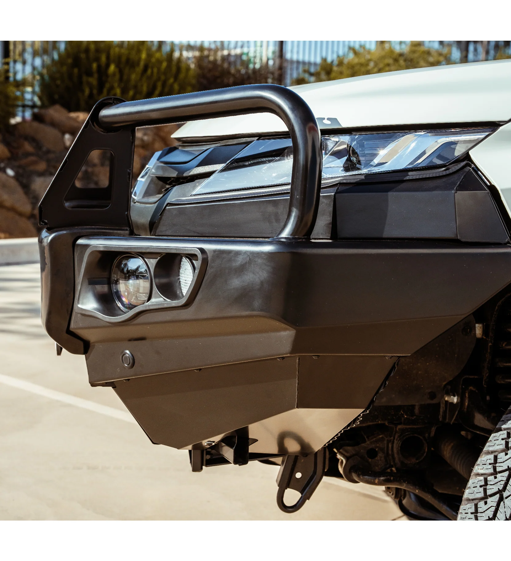 Triton MR 2019-Present 707-02 Falcon Bull Bar Black A-Frame Package (No Foglight) - SKU MCC-02011-702UP - Image 5