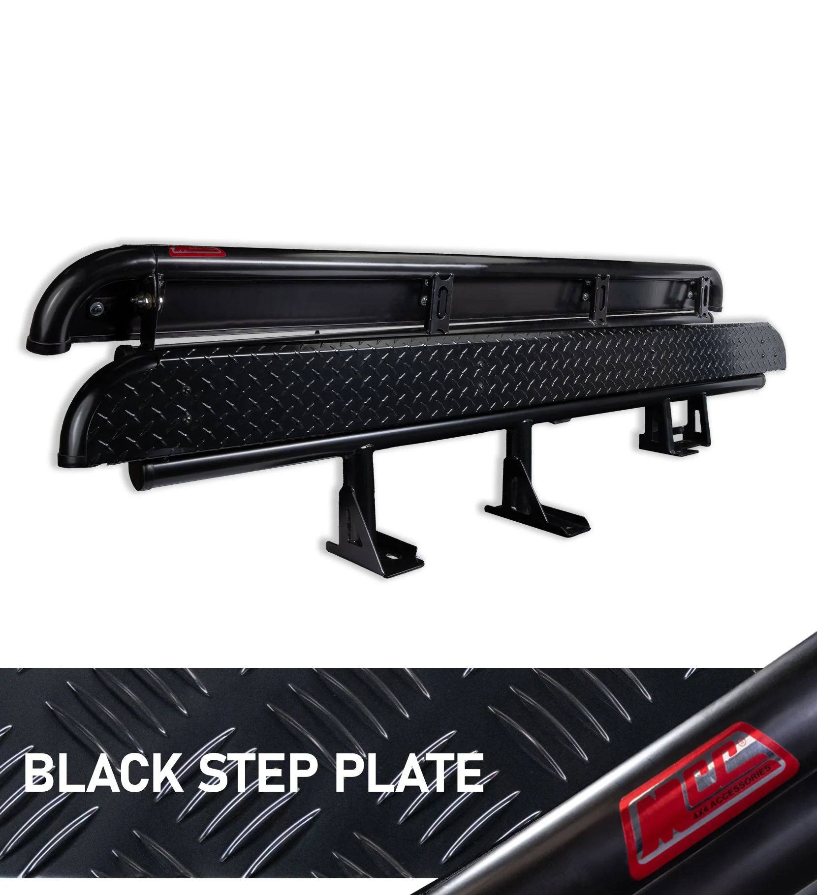 Triton MR 2019-Present 309BSBK All Black Side Step Package - SKU MCC-02011-309BSBK
