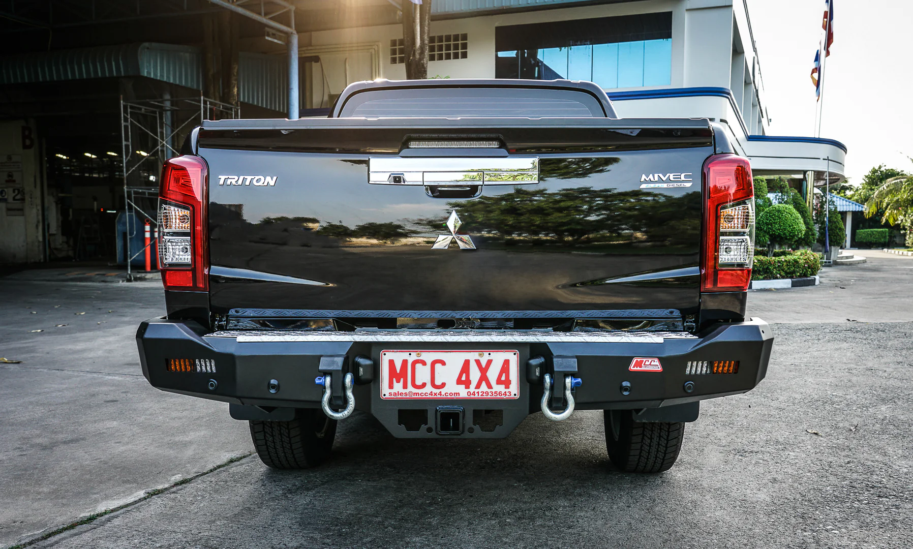 Triton MR 2019-Present 022-01 Rocker Rear Bar Package (Lane Assist Compatible) - SKU MCC-02011-201 - Image 6