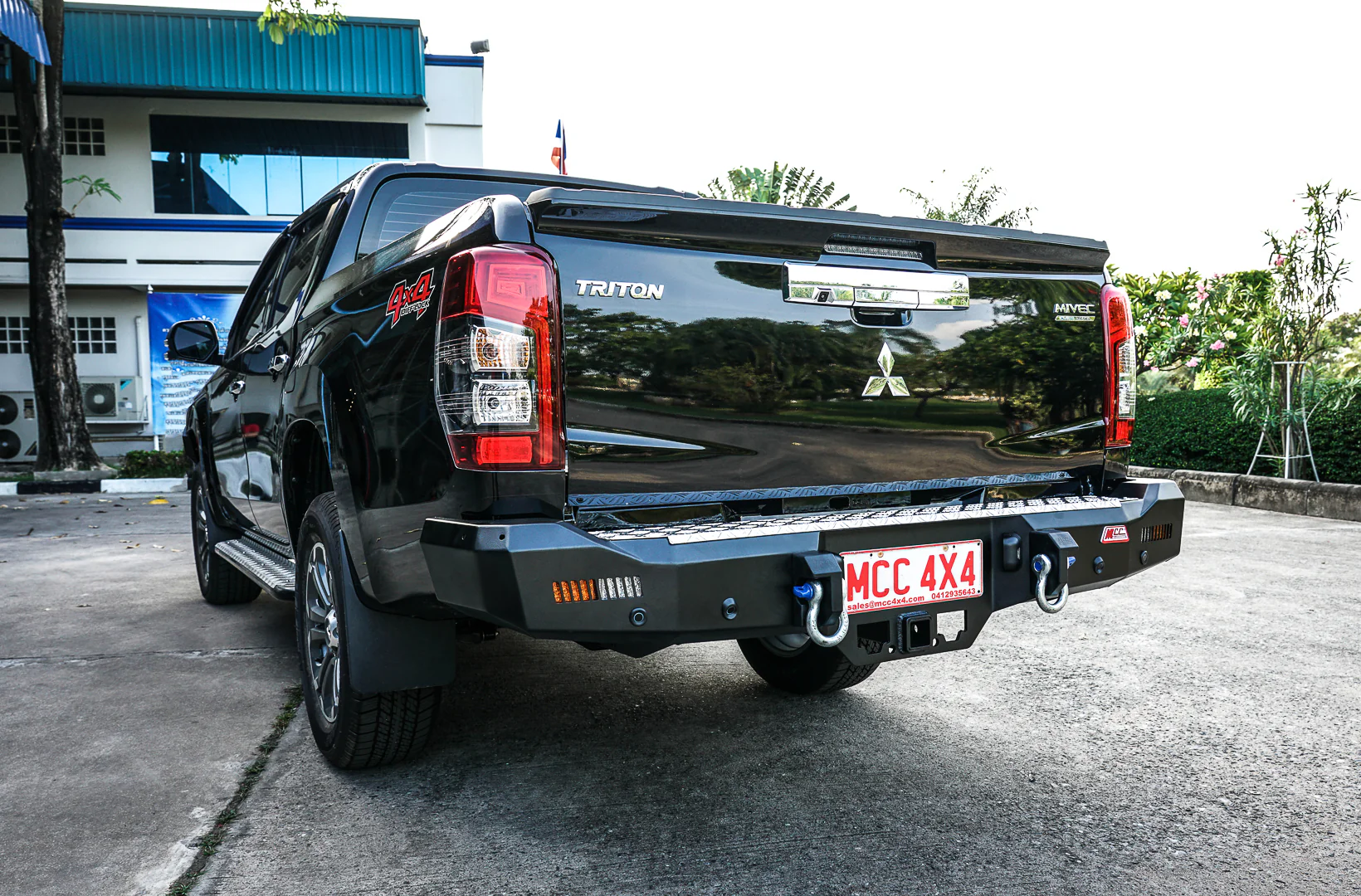 Triton MR 2019-Present 022-01 Rocker Rear Bar Package (Lane Assist Compatible) - SKU MCC-02011-201 - Image 7