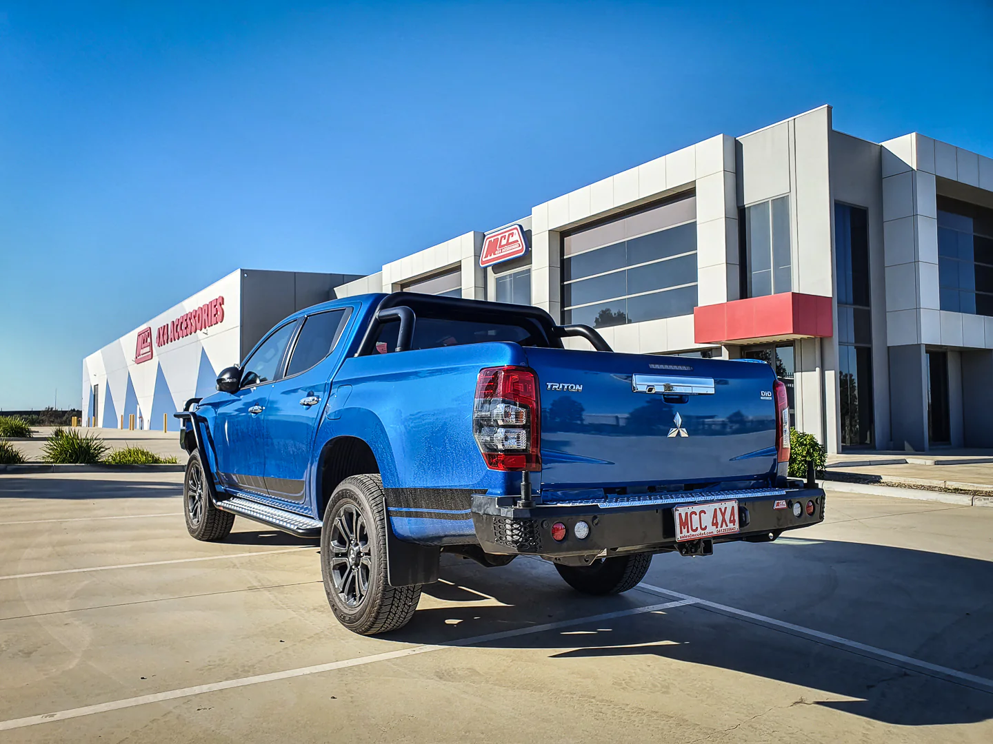 Triton MR 2019-Present 022-02 (Lane Assist Compatible) 022-02 Rear Wheel Carrier Bar Only Package - SKU MCC-02011-202 - Image 2