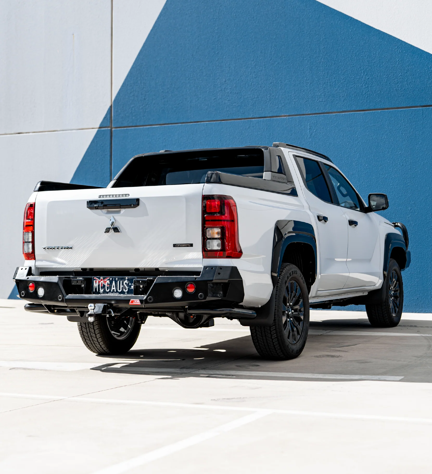 Triton MV 2024-On 022-02 (Lane Assist Compatible) 022-02 Rear Wheel Carrier Bar Only with Side Tube Protection Package - Image 2