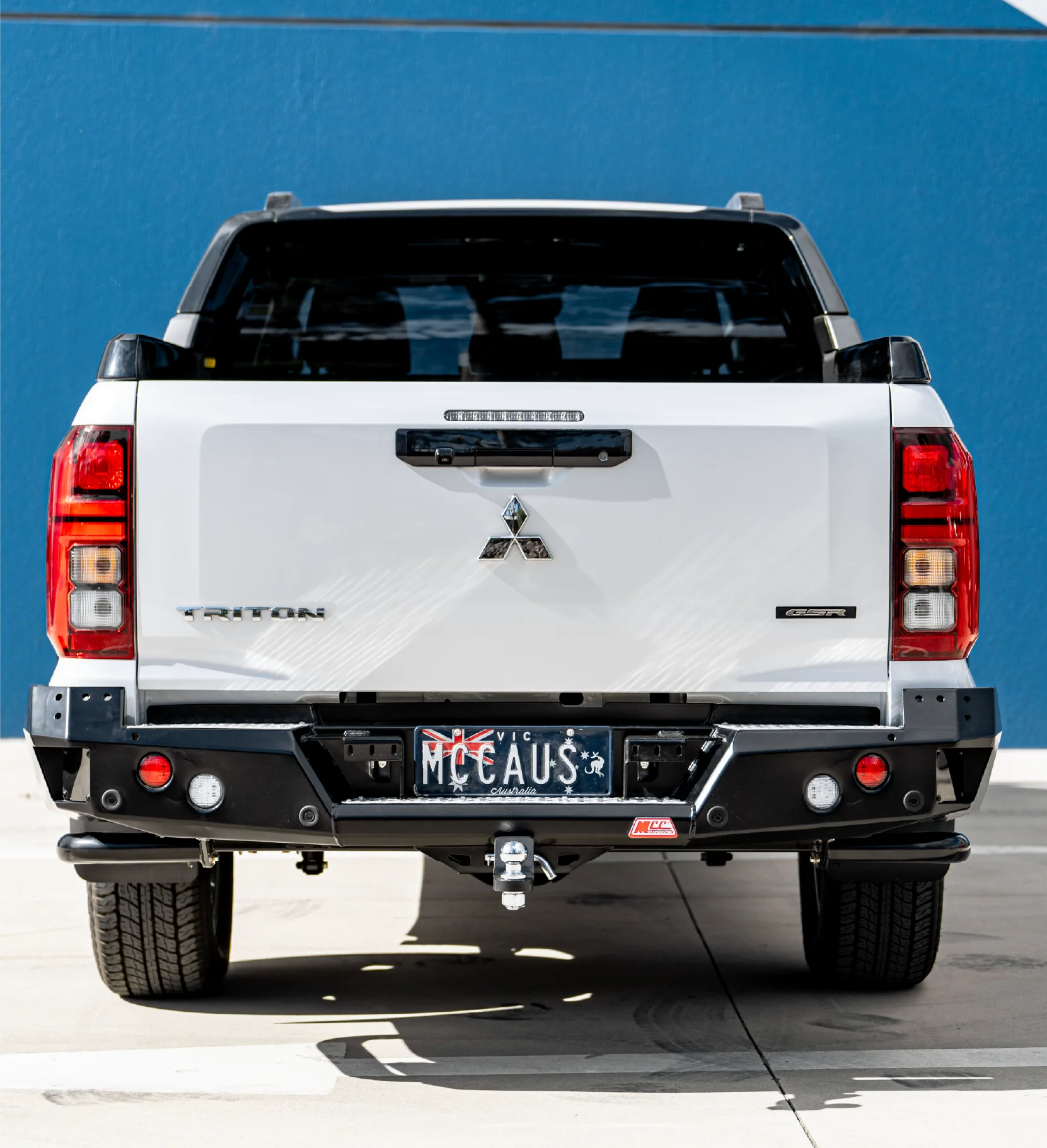 Triton MV 2024-On 022-02 (Lane Assist Compatible) 022-02 Rear Wheel Carrier Bar Only with Side Tube Protection Package - Image 3