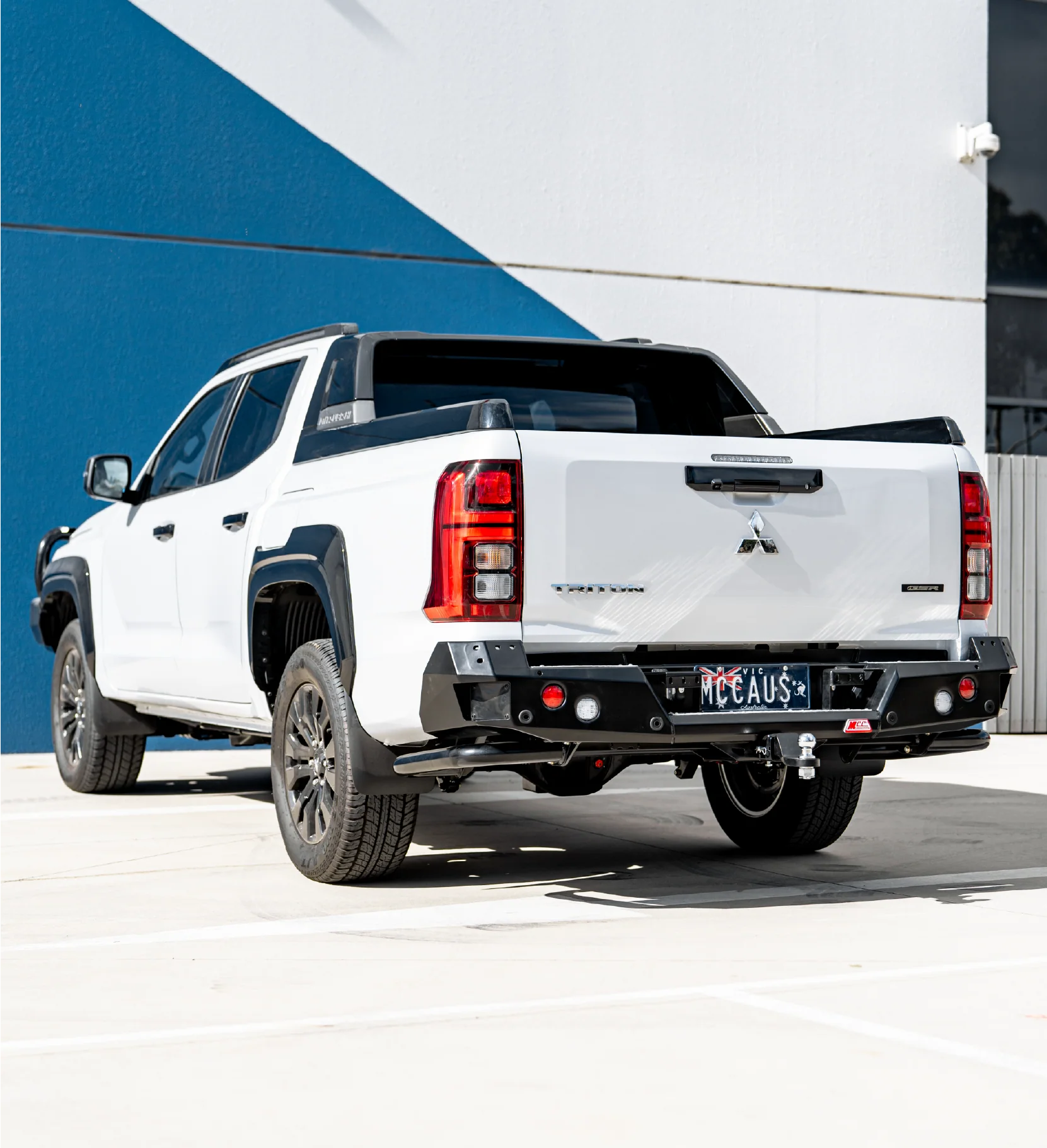 Triton MV 2024-On 022-02 (Lane Assist Compatible) 022-02 Rear Wheel Carrier Bar Only with Side Tube Protection Package - Image 4