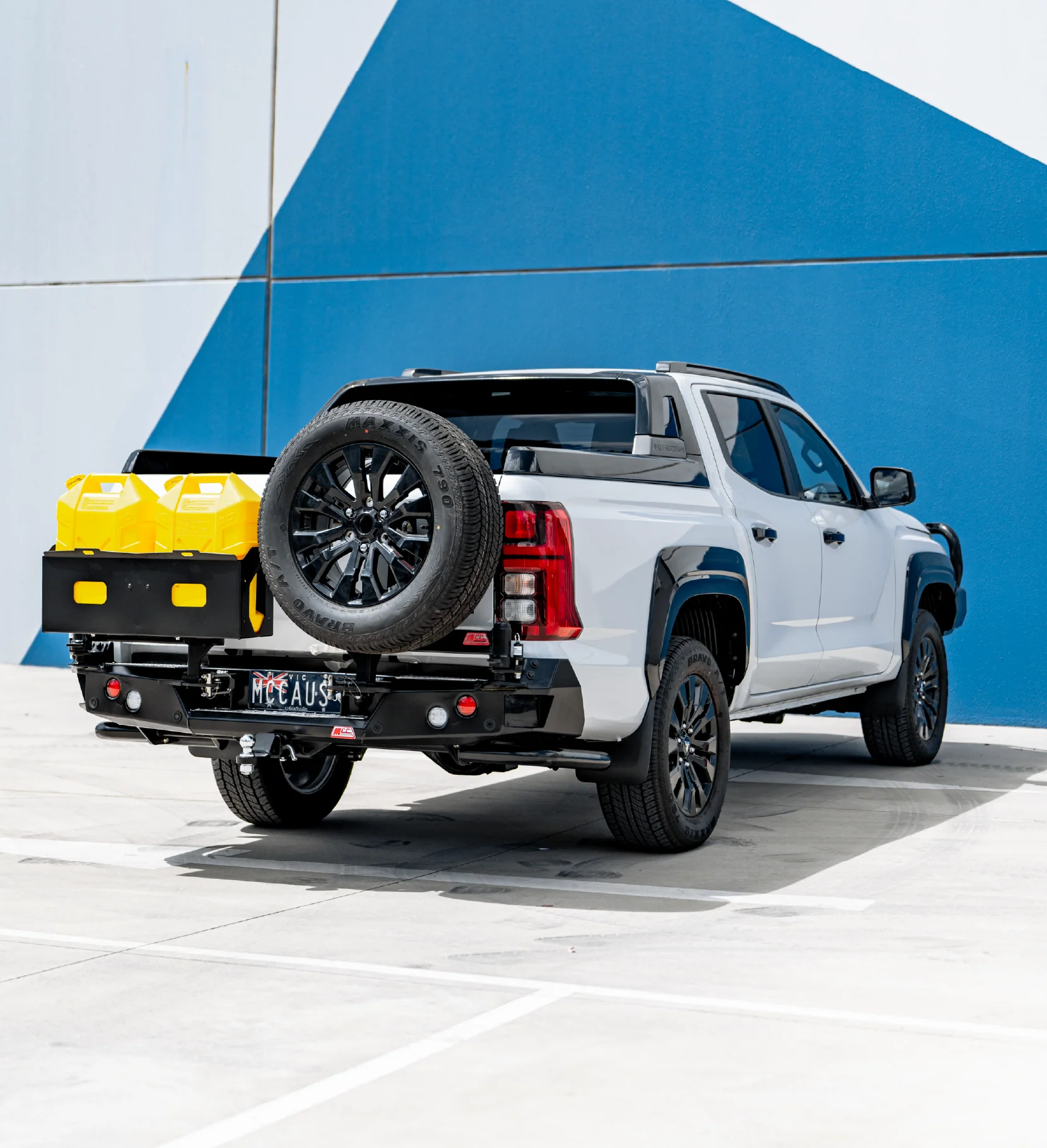 Triton MV 2024-On 022-02 Rear Wheel Carrier Double Jerry Can Holder Package - Image 2