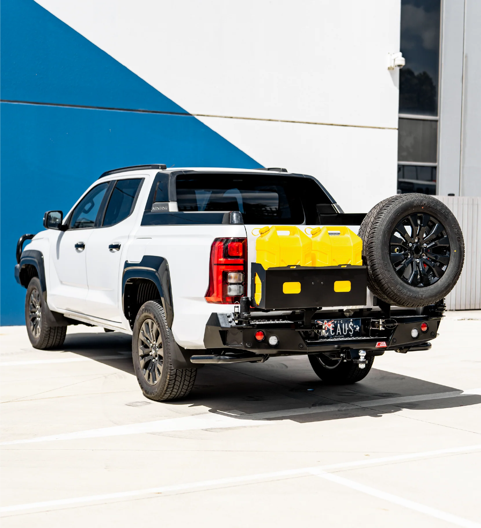 Triton MV 2024-On 022-02 Rear Wheel Carrier Double Jerry Can Holder Package - Image 4