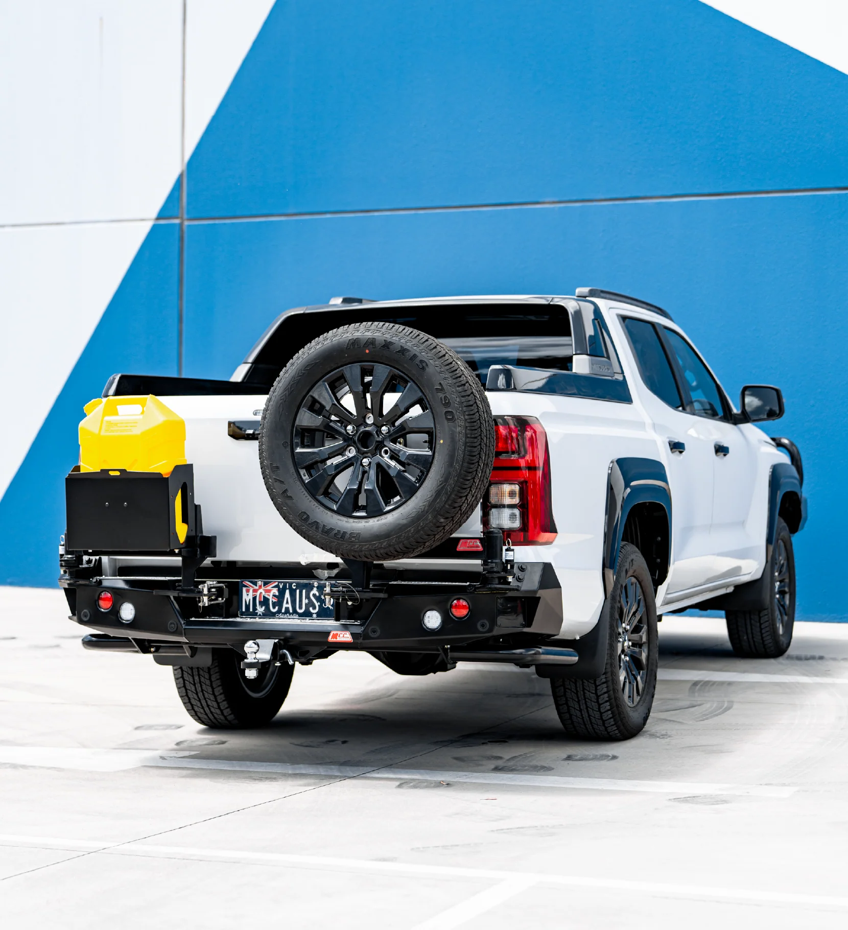 Triton MV 2024-On 022-02 Rear Wheel Carrier Single Jerry can Holder Package - Image 2