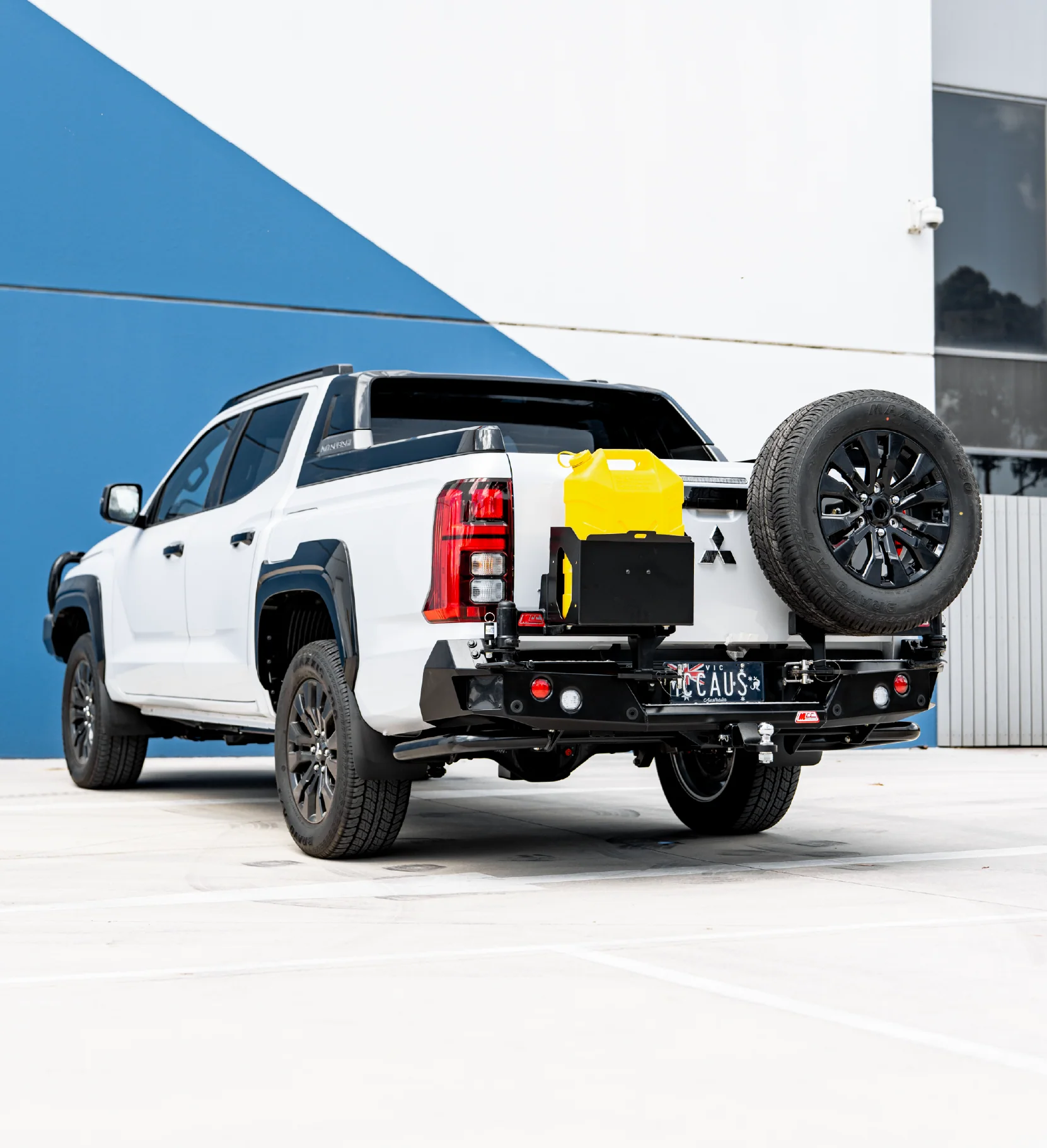 Triton MV 2024-On 022-02 Rear Wheel Carrier Single Jerry can Holder Package - Image 4