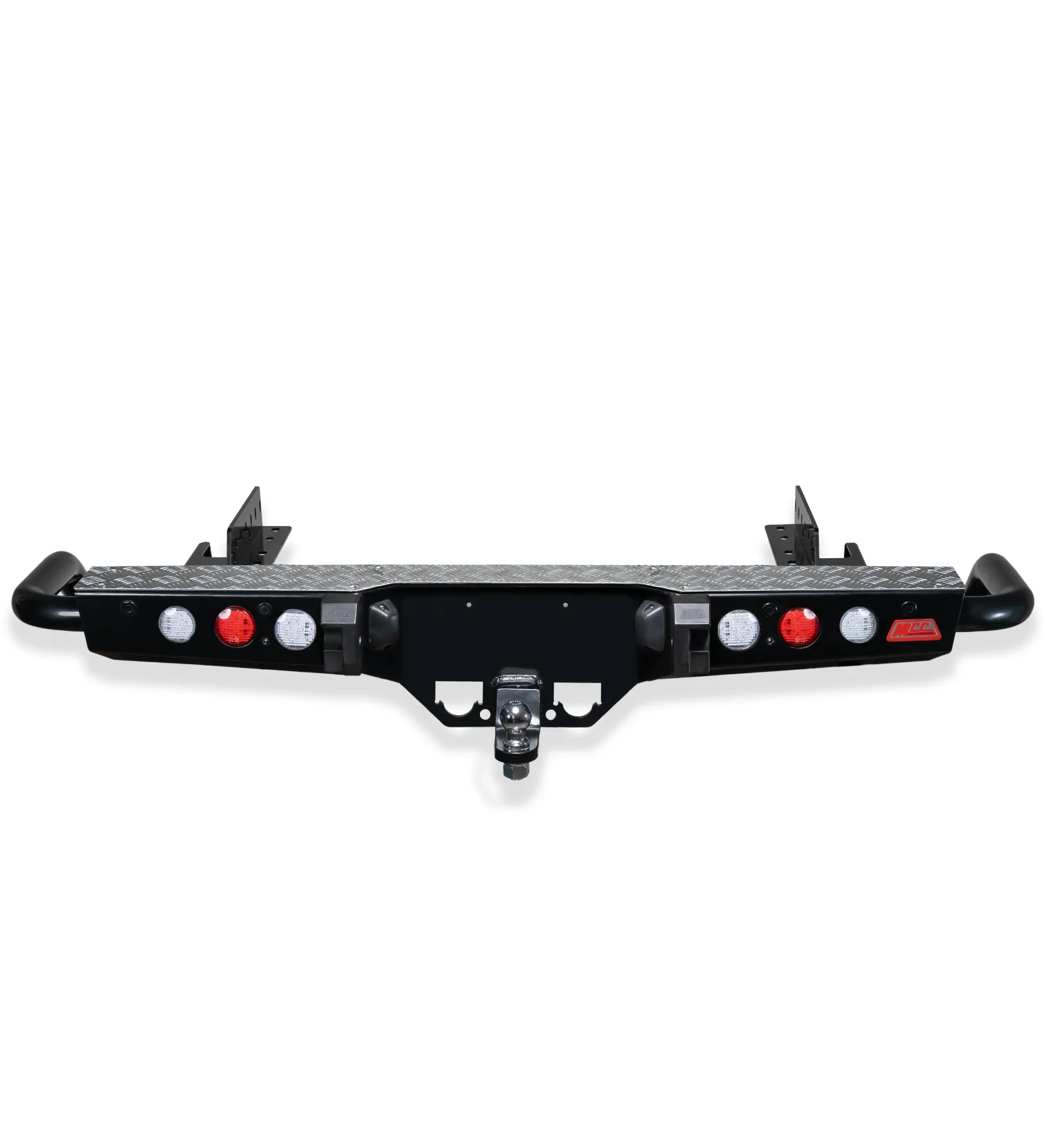 Triton MV 2024-On 022-03 Jack Rear Bar with Light kit and Chrome Step Plate Package