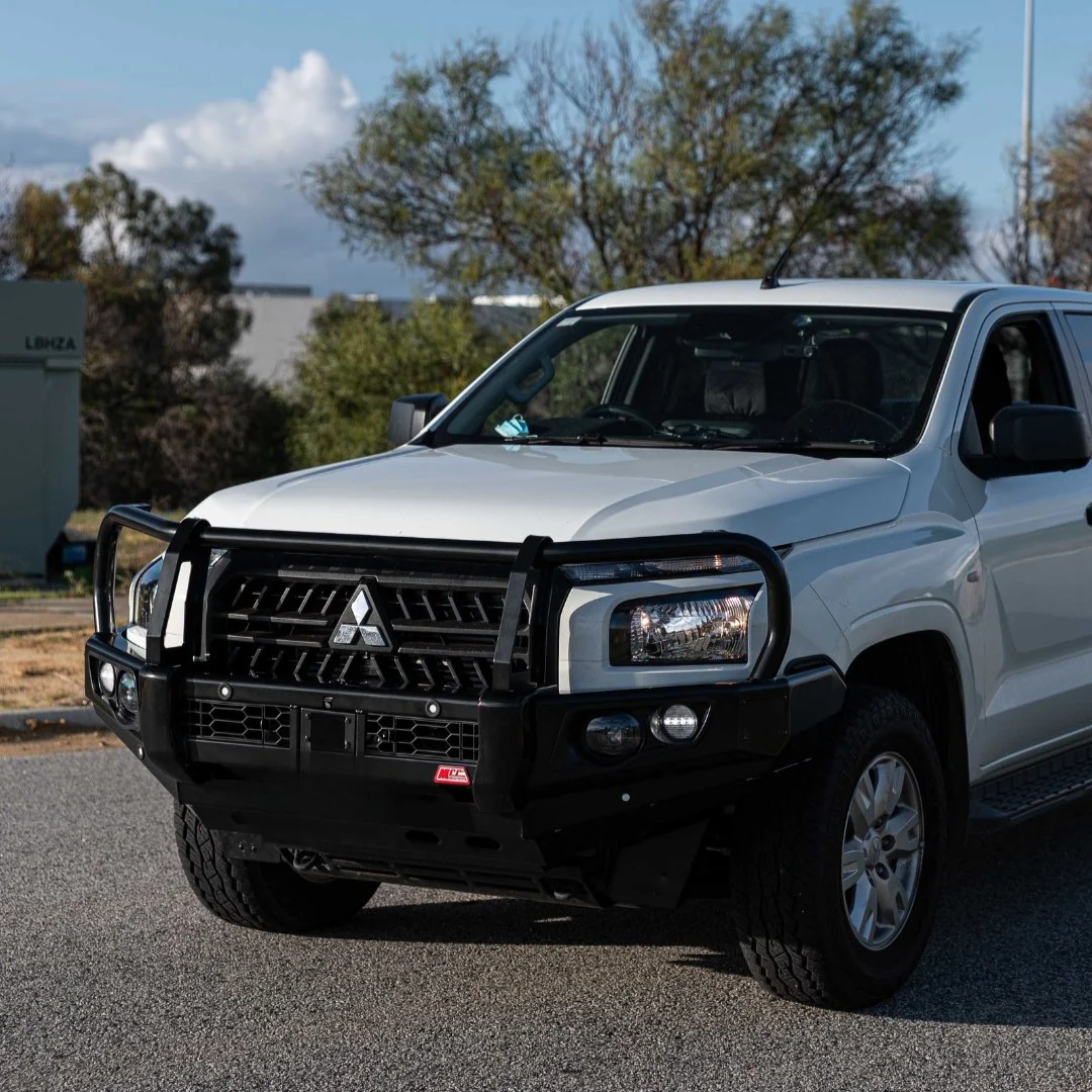 Triton MV 2024-On 707-02 Falcon Bull Bar Black A-Frame Package (LED Foglight) - Image 2