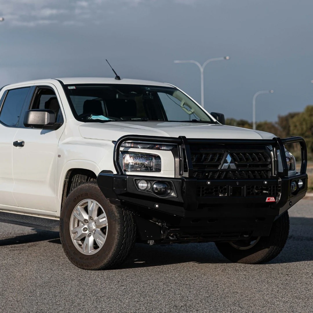 Triton MV 2024-On 707-02 Falcon Bull Bar Black A-Frame Package (LED Foglight) - Image 4