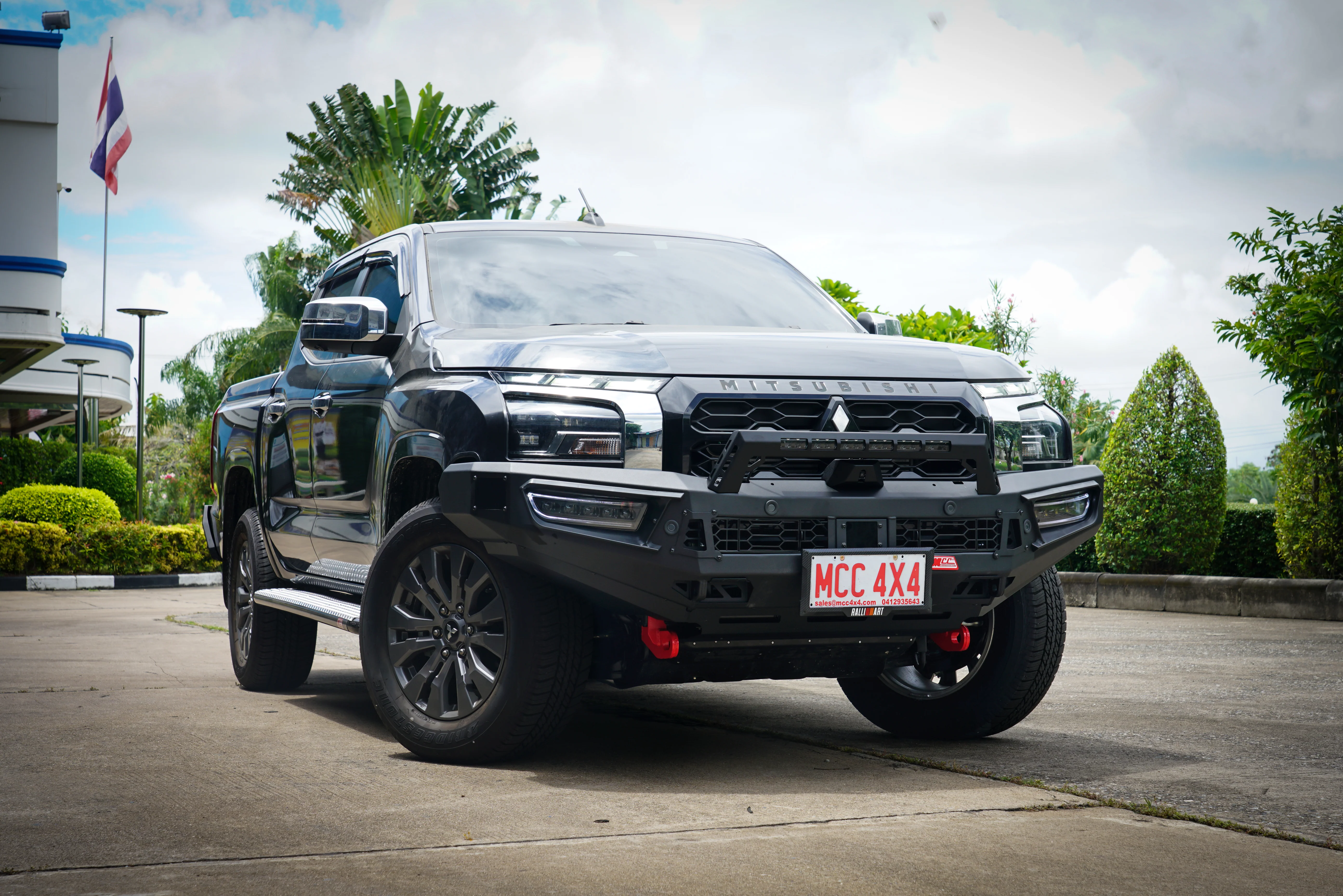Triton MV 2024-On 909-01 Alloy Pegasus Bull Bar Bumper Replacement Package - Image 2