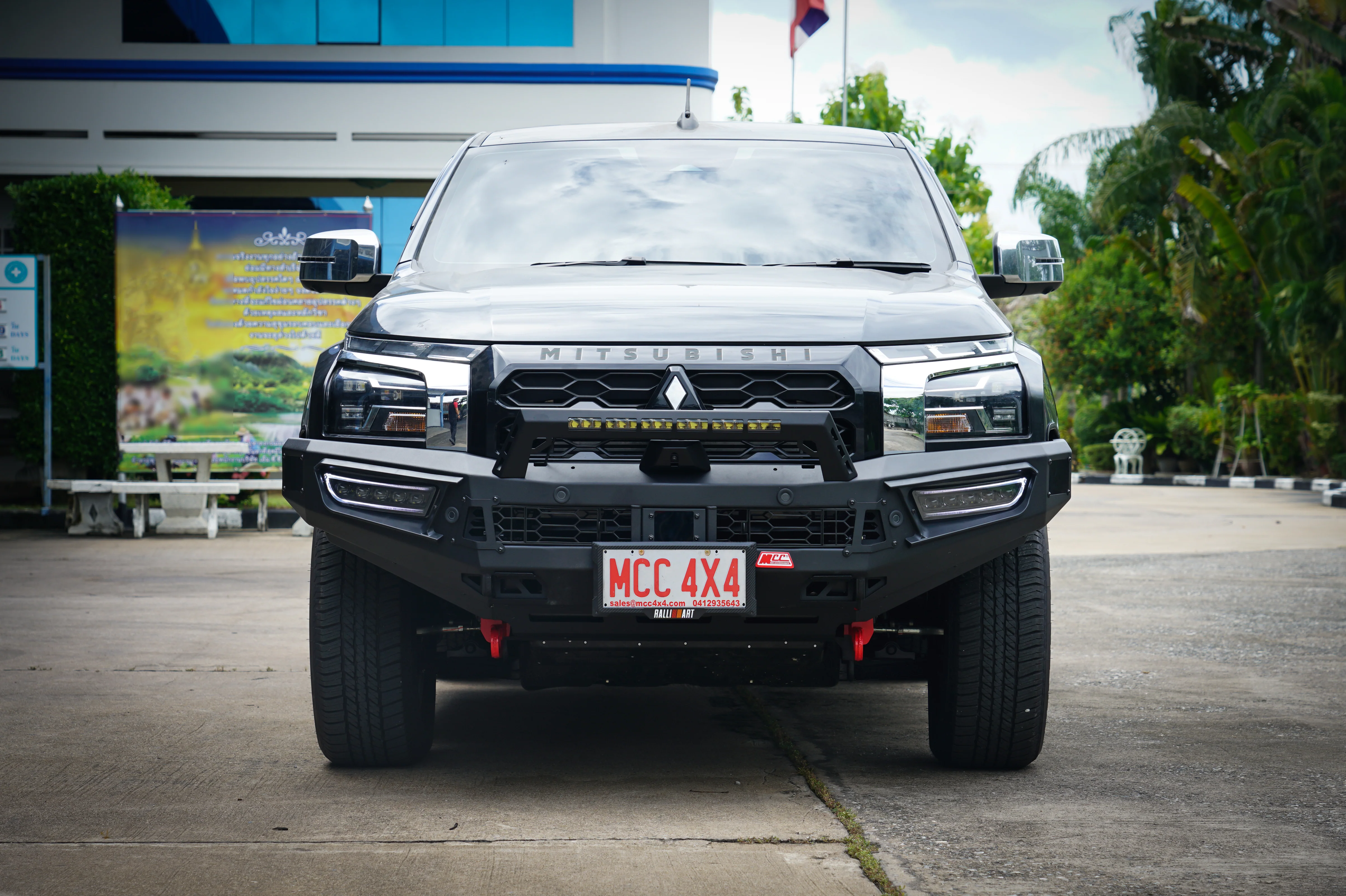 Triton MV 2024-On 909-01 Alloy Pegasus Bull Bar Bumper Replacement Package - Image 3