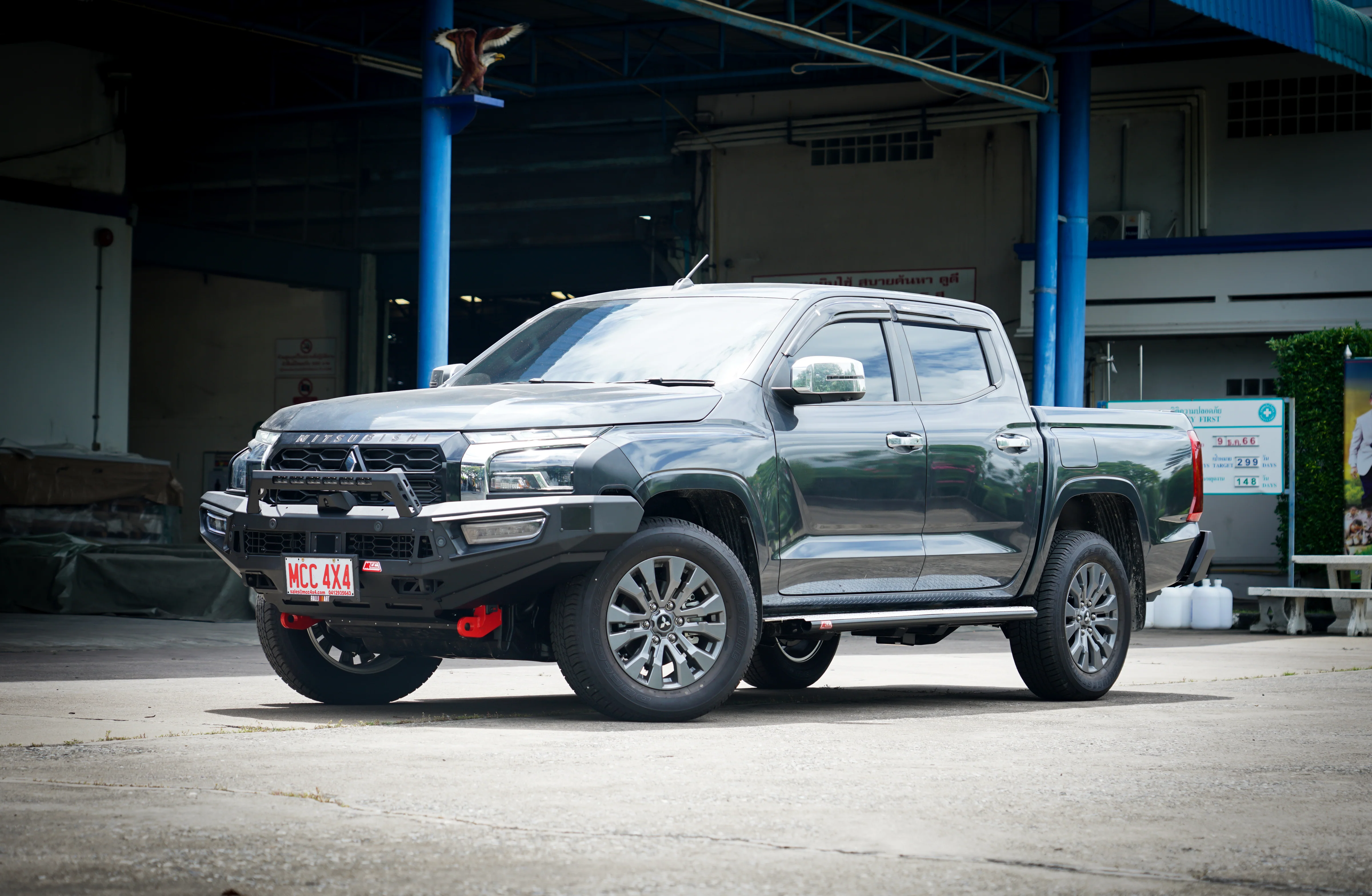 Triton MV 2024-On 909-01 Alloy Pegasus Bull Bar Bumper Replacement Package - Image 4